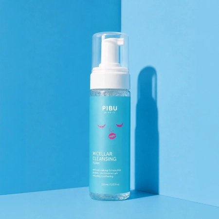 PIBU Beauty - Micellar Cleansing Foam - Oczyszczająca Pianka do Mycia Twarzy z Probiotykami - 150ml