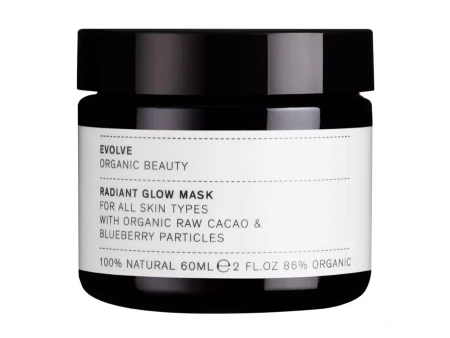  Evolve Organic Beauty - Radiant Glow Organic Face Mask - Rozświetlająca Kakaowa Maska do Twarzy - 60ml