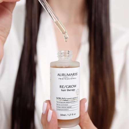 Aurumaris - Re/Grow Serum - Trychologiczne Serum przeciw Wypadaniu Włosów z Mikroigłami - 50ml