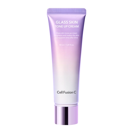 Cell Fusion C - Glass Skin Tone Up Cream - Krem Wygładzający Skórę z Efektem Glass Skin - 50ml