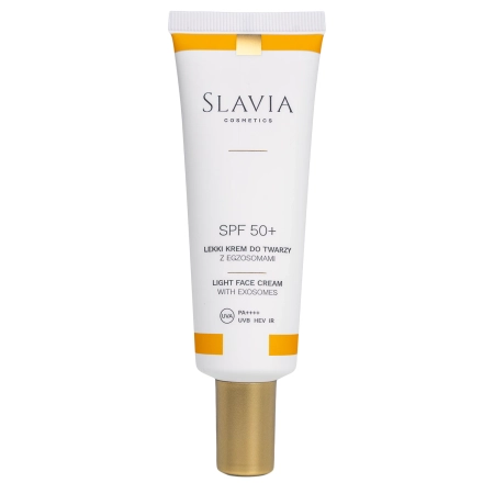 Slavia Cosmetics - SPF 50+ Lekki Krem do Twarzy z Egzosomami - 50ml