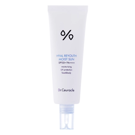 Dr.Ceuracle - Hyal Reyouth Moist Sun SPF50/PA++++ - Silnie Nawilżający Krem Przeciwsłoneczny - 50ml