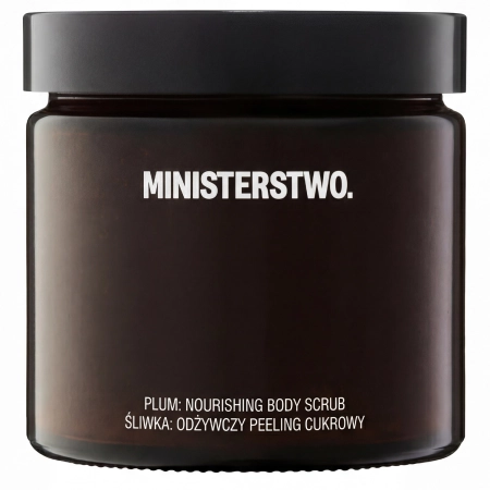Ministerstwo Dobrego Mydła - Odżywczy Peeling Cukrowy - Śliwka - 300g