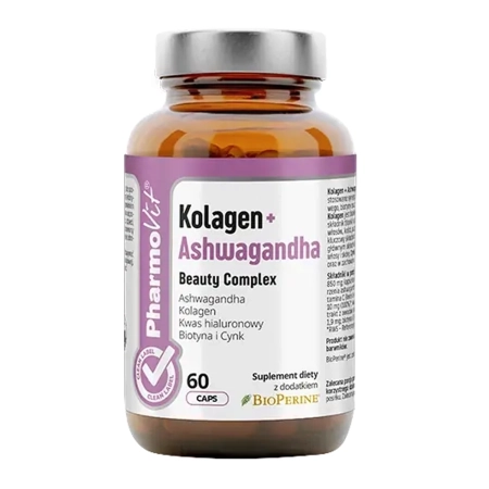 Pharmovit - Kolagen + Ashwagandha - Suplement Diety - Kapsułki - 60szt