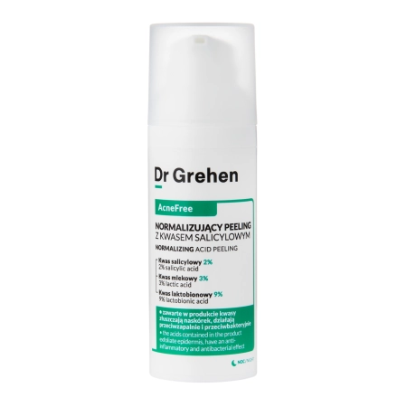 Dr Grehen - AcneFree - Normalizing Acid Peeling - Normalizujący Peeling z Kwasem Salicylowym - 50ml - OUTLET