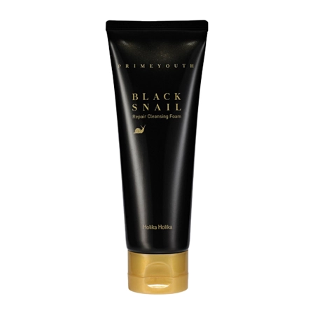Holika Holika - Prime Youth Black Snail Cleansing Foam - Pianka Myjąca do Twarzy ze Śluzem Ślimaka - 100ml