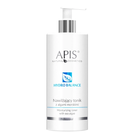 Apis - Professional - Hydro Balance - Moisturizing Toner with Sea Algae - Nawilżający Tonik z Algami Morskimi - 500ml