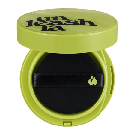 Unleashia - Healthy Green Cushion - Satynowy Podkład w Poduszce SPF30/PA++ - 21 Eburnean - 15g  
