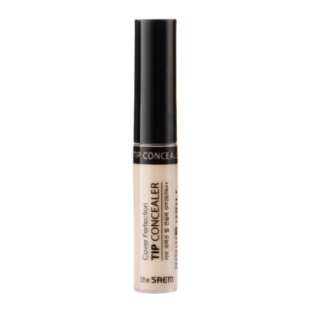 The Saem - Cover Perfection Tip Concealer - SPF 28/PA++ - Kryjący Korektor - Green Beige - 6,5ml