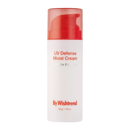By Wishtrend - UV Defense Moist Cream SPF 50+ PA++++ - Nawilżający Krem z Filtrem do Twarzy - 50g