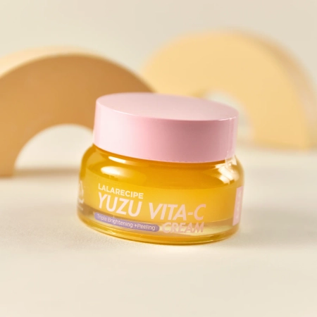 LalaRecipe - Yuzu Vita C Cream - Rozjaśniający Krem do Twarzy z Witaminą C - 50ml