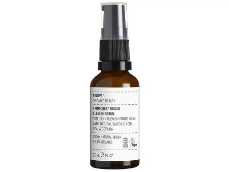Evolve Organic Beauty - Salicylic Rescue Serum - Serum do Twarzy Skłonnej do Wyprysków i Zatkanych Porów - 30ml