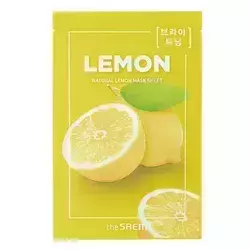 The SAEM - Natural Lemon Sheet Mask - Maska w Płacie z Ekstraktem z Cytryny - 21 ml  OUTLET