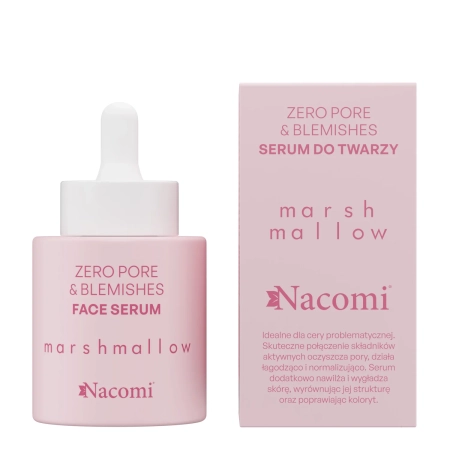 Nacomi - Zero Pore & Blemishes - Serum do Twarzy - Marshmallow - 30ml