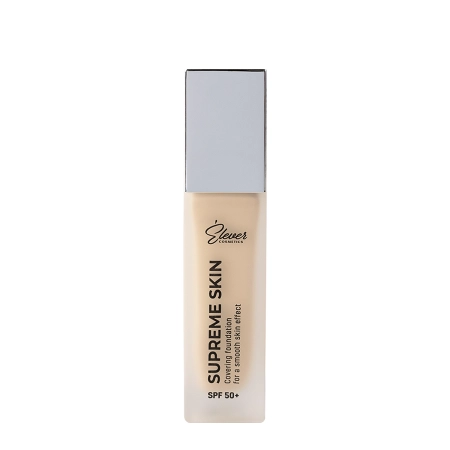 Elever Cosmetics - Supreme Skin SPF50+ - Lekki Podkład z Filtrem - Porcelain - 30ml