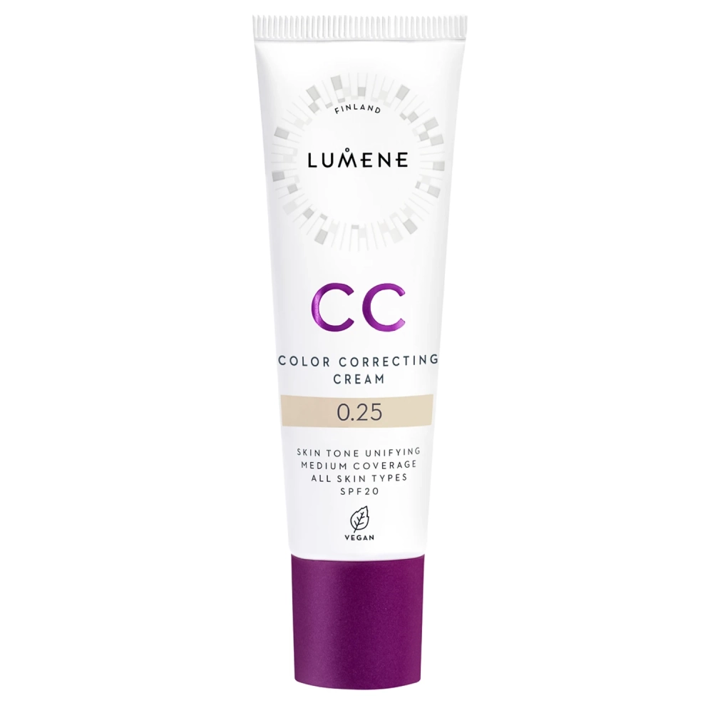 Lumene - CC Color Correcting Cream SPF 20 - Korygujący Podkład CC - 0,25 - 30ml 