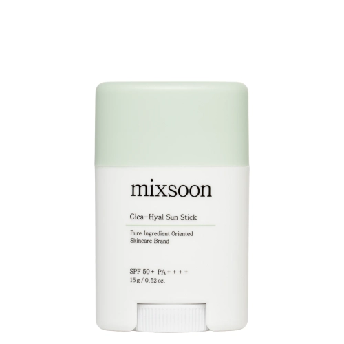 Mixsoon - Cica Hyal Sunstick SPF50+ PA++++ - Nawilżająco-Kojący Krem Przeciwsłoneczny w Sztyfcie - 15g