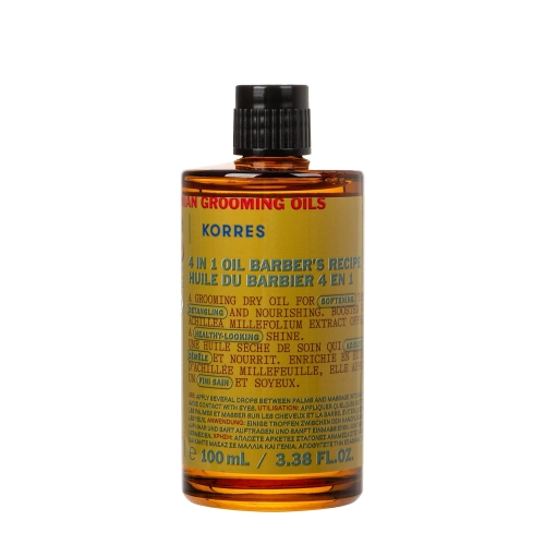 Korres - Achillea Men Athenian Grooming Dry Oil 4in 1for Hair & Beard - Olejek do Brody i Włosów - 100ml