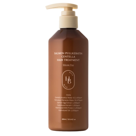 HEVEBLUE - Salmon PullKeratin Centella Hair Treatment - Regenerująca Odżywka do Włosów - 300ml