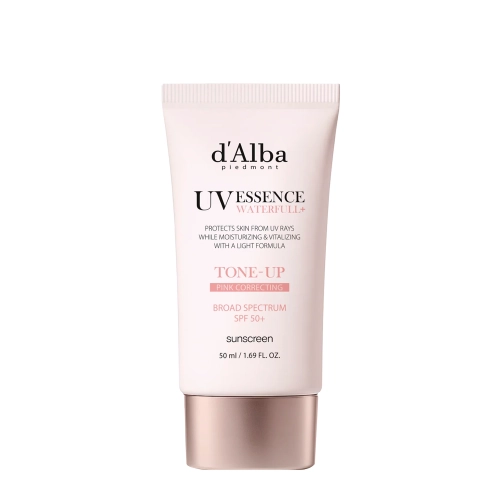 d'Alba - Waterfull Tone-Up Sun Cream SPF50+ PA++++ - Tonujący Krem do Twarzy z Filtrem - 50ml