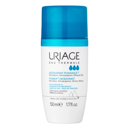 Uriage - Deodorant Puissance - Antyperspirant Roll-On - 50ml