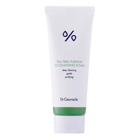 Dr.Ceuracle - Tea Tree Purifine 30 Cleansing Foam - Kremowa Pianka Oczyszczająca z Wyciągiem z Drzewa Herbacianego - 150g