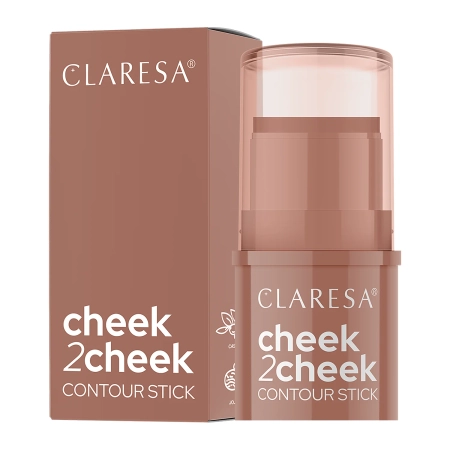Claresa - Cheek 2 Cheek - Bronzer w Sztyfcie - 01 Neutral Sand - 5,5g