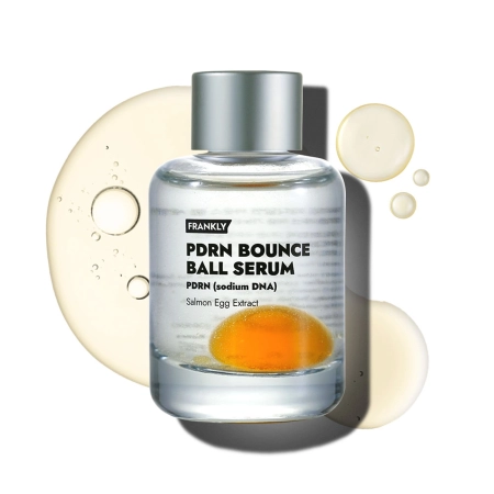 Frankly - PDRN Bounce Ball Serum - Nawilżająco-Rozświetlające Serum do Twarzy - 30ml
