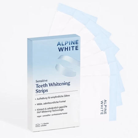 Alpine White - Whitening Strips Sensitive - Paski Wybielające - 14szt