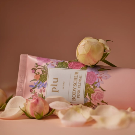 plu - Body Scrub - Peeling do Ciała - Pink Floral - 200g