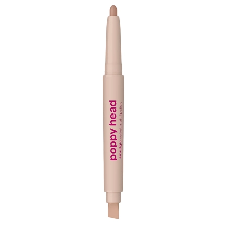 Poppy Head - Smudgic Velvet Matt Lipstick - Matowa Pomadka w Kredce - 02 Spellbound Nude - 0,85g 