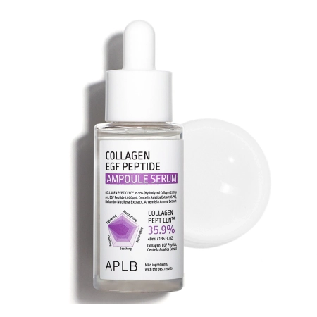 APLB - Collagen EGF Peptide Ampoule Serum - Nawilżająco-Ujędrniające Serum do Twarzy - 40ml