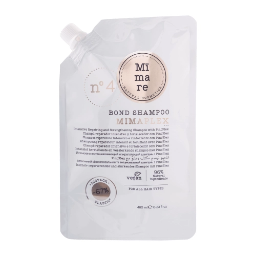 Mimare - Mimaplex Bond Shampoo No4 - Odbudowujący Szampon do Włosów - 480ml