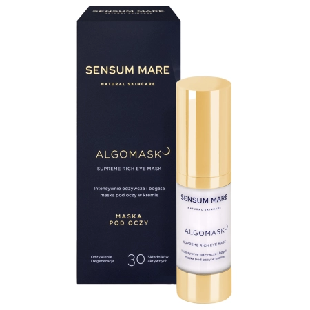 Sensum Mare - Algomask - Intensywnie Odżywcza i Bogata Maska pod Oczy w Kremie - 15ml