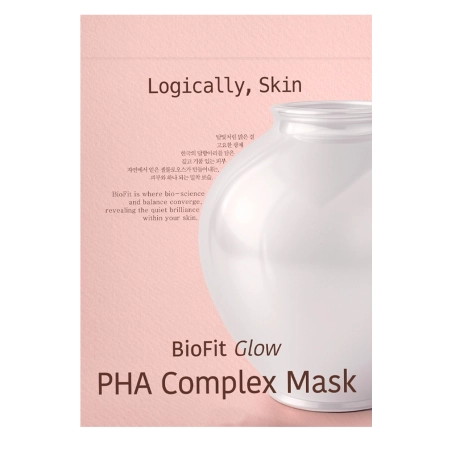 Logically, Skin - BioFit Glow PHA Complex Mask - Maska do Twarzy z Kwasem PHA - 25g