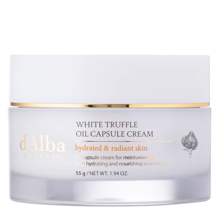 d'Alba - White Truffle Oil Capsule Cream - Odżywczy Krem do Twarzy - 55g