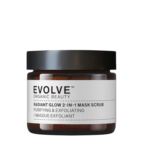 Evolve Organic Beauty - Radiant Glow Organic Face Mask - Rozświetlająca Kakaowa Maska do Twarzy - 60ml