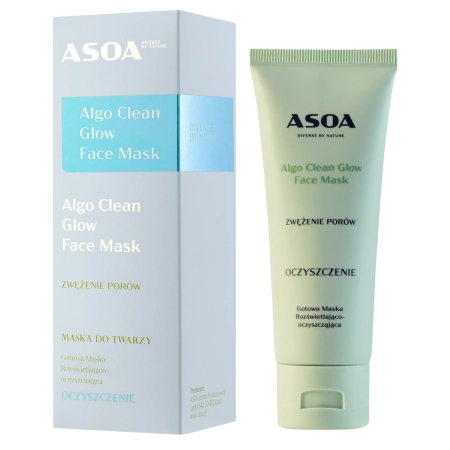 Asoa - Maseczka Do Twarzy - Algo Clean Glow - 75ml
