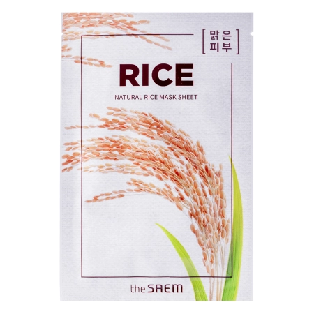 The Saem - Natural Rice Mask Sheet - Ryżowa Maska w Płachcie - 21ml