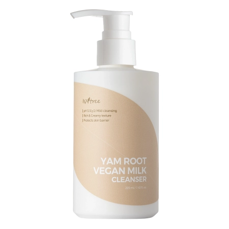 Isntree - Yam Root Vegan Milk Cleanser - Łagodzące Mleczko do Oczyszczania Twarzy - 220ml OUTLET