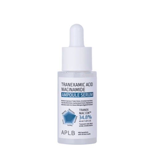 APLB - Tranexamic Acid Niacinamide Ampoule Serum - Serum Ampułkowe z Kwasem Traneksamowym i Niacynamidem - 40ml