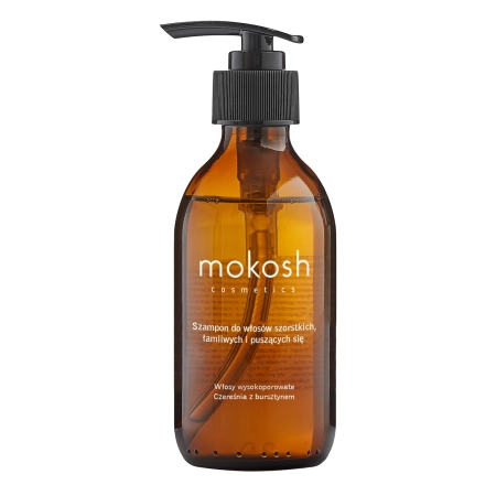 Mokosh - Szampon do Włosów Szorstkich, Łamliwych i Puszących się - Czereśnia z Bursztynem - 200ml