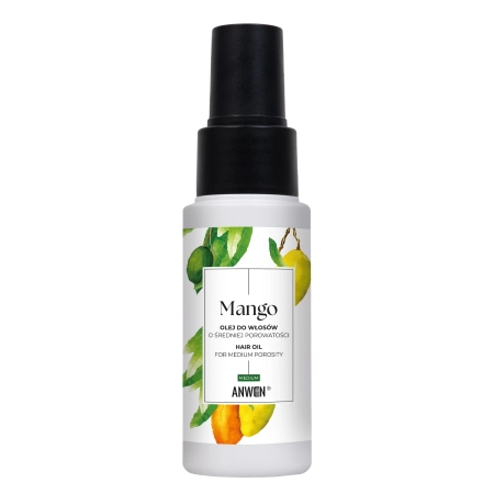 Anwen - Olej Mango - Olej do Włosów Średnioporowatych - 50ml