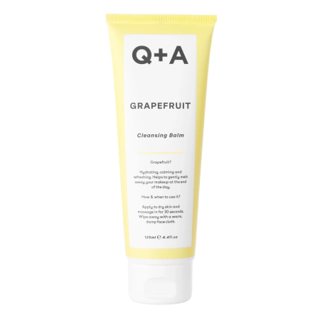 Q+A - Grapefruit - Cleansing Balm - Nawilżająco-Antyoksydacyjny Balsam do Mycia Twarzy z Grejpfrutem - 125ml