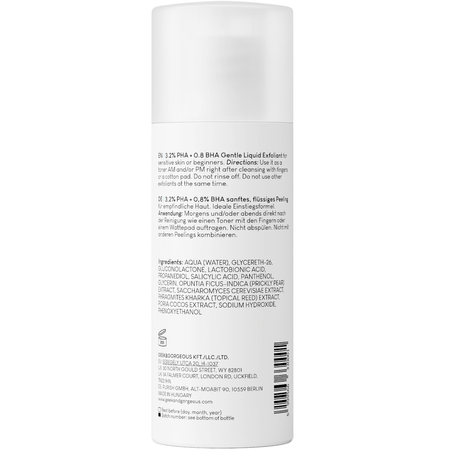 Geek & Gorgeous - Calm Down - Delikatny Eksfoliant do Cery Wrażliwej z Kwasami 4% PHA i BHA - 100ml