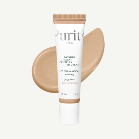 Purito Seoul - Wonder Releaf Centella BB Cream SPF30 PA+++ #23 Natural Beige - Krem BB z Wąkrotą Azjatycką - 30ml