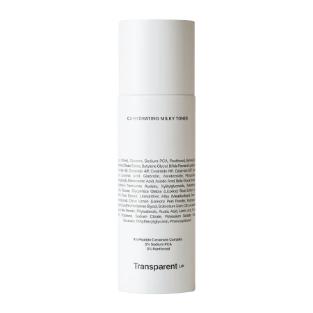 Transparent Lab - C4 Hydrating Milky Toner - Tonik Wzmacniający Barierę Hydrolipidową - 130ml