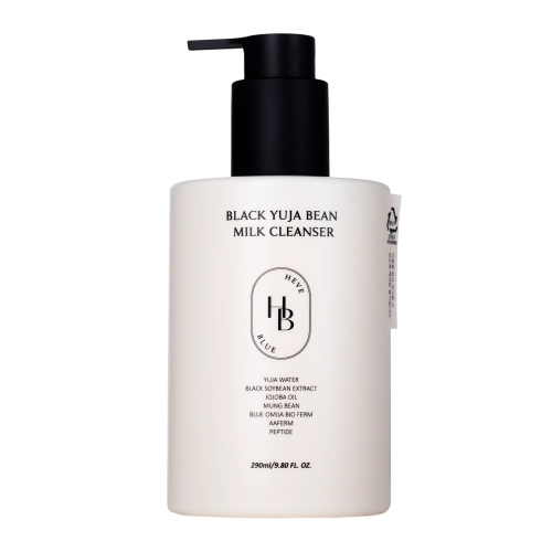 HEVEBLUE - Black Yuja Bean Milk Cleanser - Emulsja do Oczyszczania Twarzy - 290ml