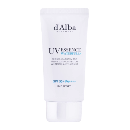 d'Alba - Waterfull Essence Sun Cream SPF 50+ PA++++ - Nawilżający Krem do Twarzy z Filtrem - 50ml