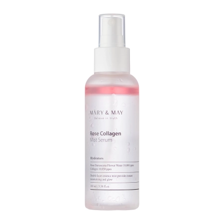 Mary&May - Rose Collagen Mist Serum - Dwufazowe Serum w Mgiełce - 100ml